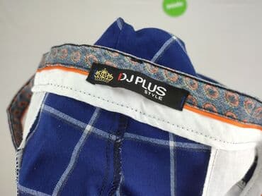 new yorker spodnie w krate: Material trousers for women, size S — 5