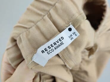 reserved spodnie wysoki stan: Spodnie materiałowe damskie, rozmiar S — 5