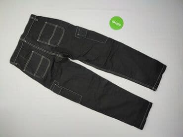 spodnie czarne cargo bershka: FSBN, Spodnie cargo damskie, rozmiar XS — 3