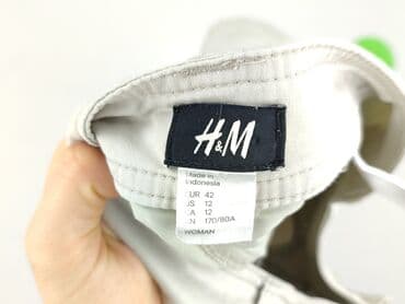 legginsy woskowane wysoki stan: H&M, Spodnie materiałowe damskie, rozmiar XL — 4