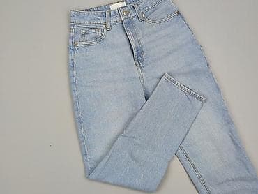 hm spodnie materialowe: H&M, Jeansy damskie, rozmiar 2XS — 1
