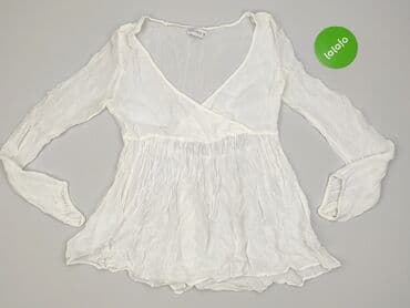 biała bluza pull bear: PULL&BEAR, Bluzka damska, S — 2