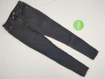 szare jeansy damskie stylizacje: Jeansy damskie, rozmiar S — 2