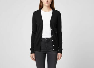 stradivarius kurtki zimowe damskie: Stradivarius, Kardigan damski, rozmiar S — 7