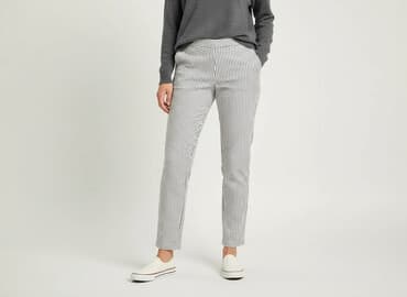 spodnie ze streczem co to znaczy: Spodnie materiałowe damskie, rozmiar M — 1