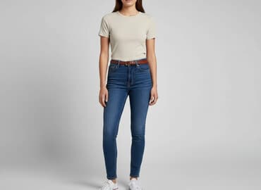 h m t shirt women: H&M, T-shirt damski, rozmiar XS — 8