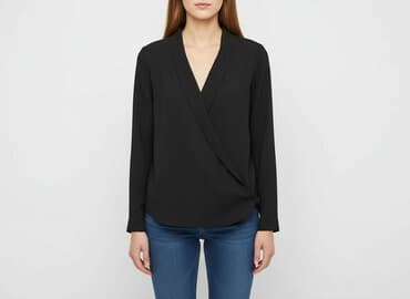 river island kurtka jeansowa: River Island, Koszula damska, rozmiar M — 6