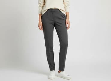 hm spodnie zimowe: Hennes, Spodnie materiałowe damskie, rozmiar XS — 6