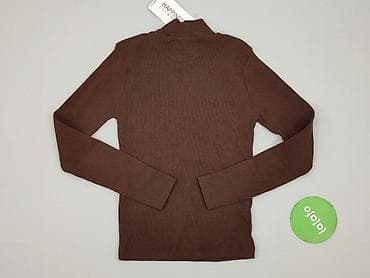 szafirowy sweter: Happy, Golf damski, rozmiar S — 3