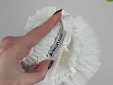 biale szerokie jeansy: Spodnie damskie, rozmiar S — 4