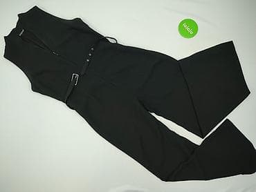 czarny kombinezon damski: Elegancki komplet, rozmiar 4XL — 3