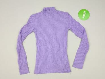 fioletowy sweter reserved: Amisu, Golf damski, XS — 2