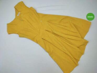 shein zolta sukienka: Sukienka damska, rozmiar M — 2