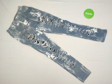 spodnie jeansowe z naszywkami: Jeans for women, size S — 2