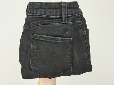 dżinsy z wysokim stanem czarne: Denim Co, Jeansy damskie, XS — 6