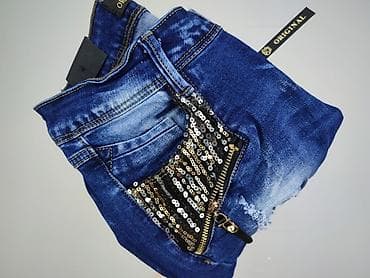 szorty levi: Denim, Jeansy damskie, rozmiar S — 6