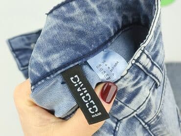 jeansy plus size wysoki stan: H&M Divided, Jeansy damskie, rozmiar S — 4