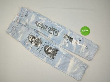 spodnie dragon ball: Spodnie jeansowe, 10 lat, 146/152, stan - Bardzo dobry — 2