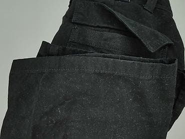 czarne cargo pull and bear: PULL&BEAR, Spodnie cargo damskie, rozmiar XS — 6