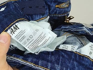 h m kombinezon: Spodnie jeansowe, H&M, 12 lat, 152, stan - Idealny — 5