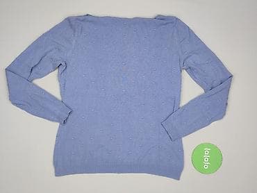 niebieski sweter damski: Sweter damski, rozmiar S — 3