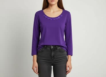 bluzki dla 70 latki: Bluzka damska, rozmiar M — 6