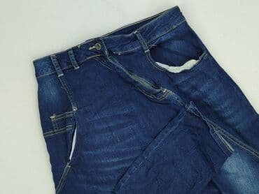 jeansy ze ściągaczami: Denim, Jeans for women, size S — 2