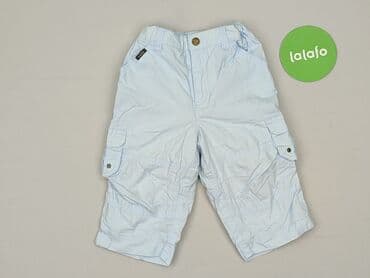 sukienka srebrna cekiny h: Baby material trousers, 9-12 months, 74-80 cm, H&M, condition - Very good — 2