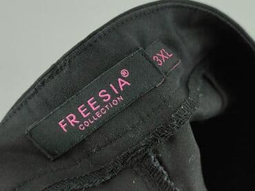 piżamy damskie allegro: Freesia, Spodnie materiałowe damskie, rozmiar 3XL — 4