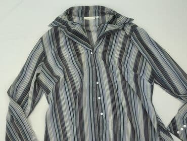koszulka z długim rękawem w paski: Collection, Koszula damska, rozmiar 5XL — 1