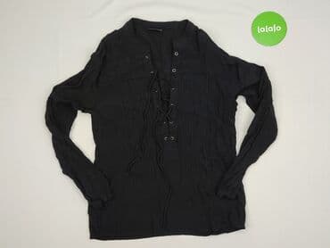 czarne bluzki z chokerem: Vila, Bluzka damska, L — 2