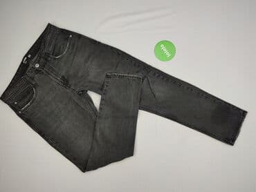 sinsay czarne spodnie z wysokim stanem: Jeansy dla mężczyzn — 2