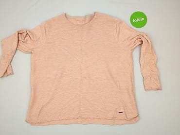pudrowy roz: Bluzka damska, rozmiar 4XL — 2