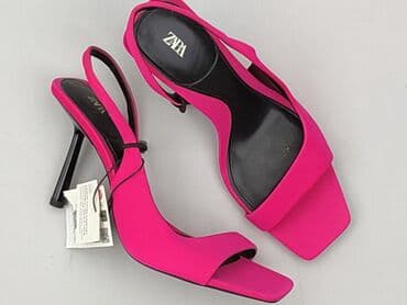 enplus buty mokasyny: Zara, Sandały damskie, 37 — 1