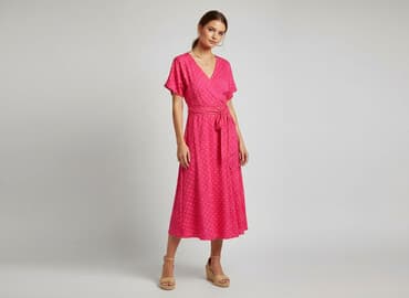 sukienki muślinowa midi: Sukienka damska, rozmiar M — 6