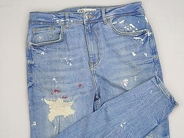 jeans facesit: Zara, Jeansy damskie, rozmiar L — 1