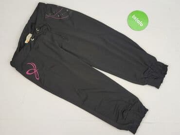 piżama w paski: Spodnie 3/4 damskie, M — 2