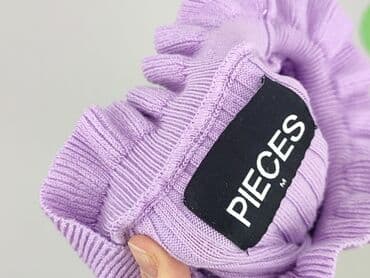 sweter z dodatkiem moheru: Pieces, Golf damski, M — 4