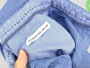 hm top basic: Shirt 3-4 years, condition - Perfect, pattern - Monochromatic, color - Blue — 4