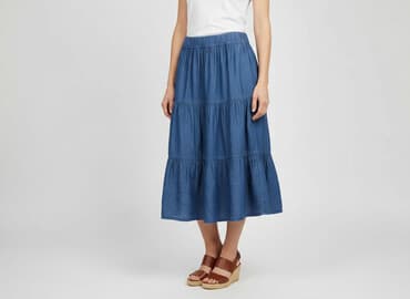 spódnice jeansowe z rozporkiem: Spódnica damska, rozmiar S — 1