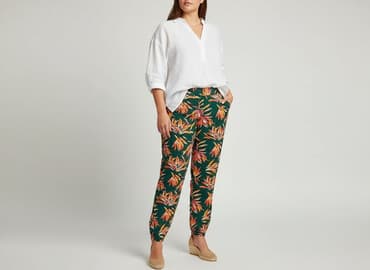 stringi damskie xxl: Esmara, Spodnie materiałowe damskie, rozmiar 2XL — 6