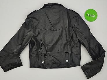 pln leather jacket: Bershka, Kurtka skórzana damska, rozmiar S — 4