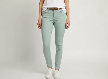 terranova spodnie z wysokim stanem: Terranova, Jeansy damskie, rozmiar S — 7