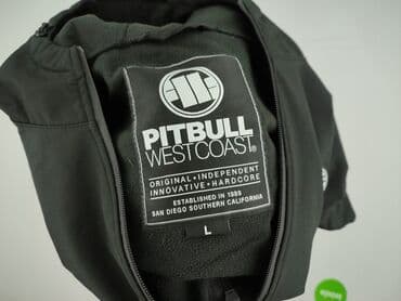 stradivarius sweterki: Pit Bull West Coast, Bluza z kapturem dla mężczyzn, L — 4
