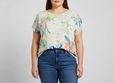 bluzy damskie duże rozmiary: Marks & Spencer, T-shirt damski, rozmiar 4XL — 8