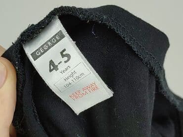 obcisłe sukienki: Leggings for kids, George, 4-5 years, 104/110, condition - Perfect — 4