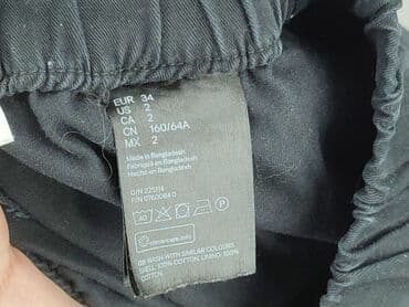 spodnie cargo damskie hm: H&M, Spodnie materiałowe damskie, rozmiar XS — 5