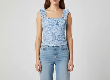 koszulki na ramiączkach plus size: Top damski, rozmiar L — 7