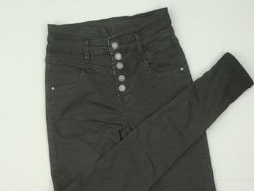 majtki do stroju kąpielowego wysoki stan: Jeansy damskie, L — 1