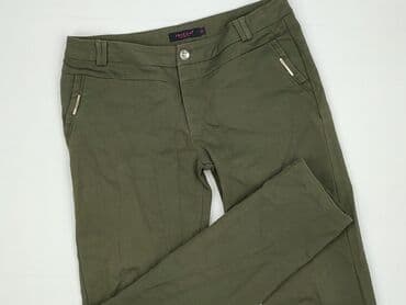 jeansy damskie podarte: Freesia, Material trousers for women, size XL (EU 42) — 1